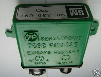 Opel SERVOTRONIC Electronic control unit