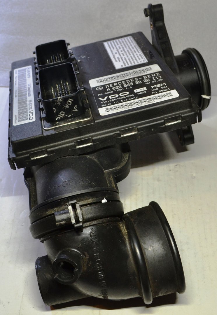 Mercedes MSM control unit with integrated mass airflow sensor